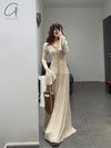 Mutedance 25 Spring/Summer Sheep Wool Waist Dress MD-MD25SS34-BEIGE MD25SS35